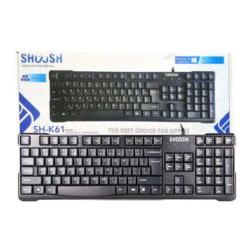 کیبورد سیم دار شوش مدل SHOOSH SH-K61