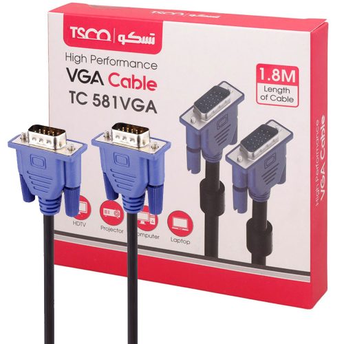 کابل مانیتور تسکو مدل TSCO VGA 581 1.8M